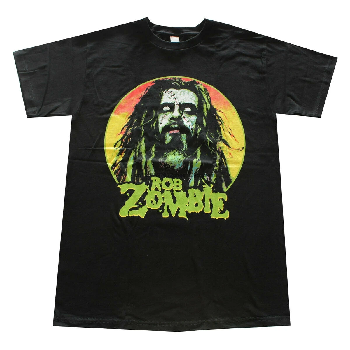 Rob Zombie Punk Rock Men'S T-Shirt Black