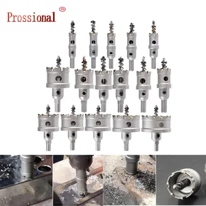 Набор быстрорежущих сверл, высокоскоростной стальной Твердосплавный Наконечник, кольцевая пила, металлическое сверление, ручной деревообрабатывающий резак, сверло