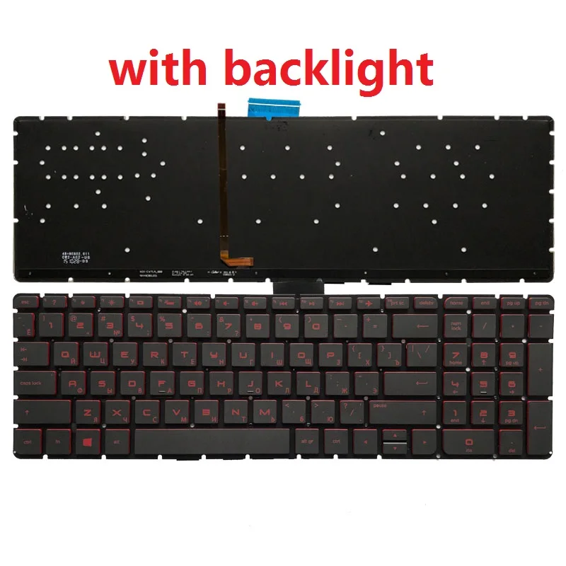 Русская клавиатура для ноутбука HP Omen 17-W000 17-W100 17-W200 17t-w000 17t-w100 17t-w200 17-w001la 17-w101la 17-W