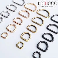 bdthooo 10pcs hardware luggage accessories iron wire buckle clothing belt buckle metal wire d buckle