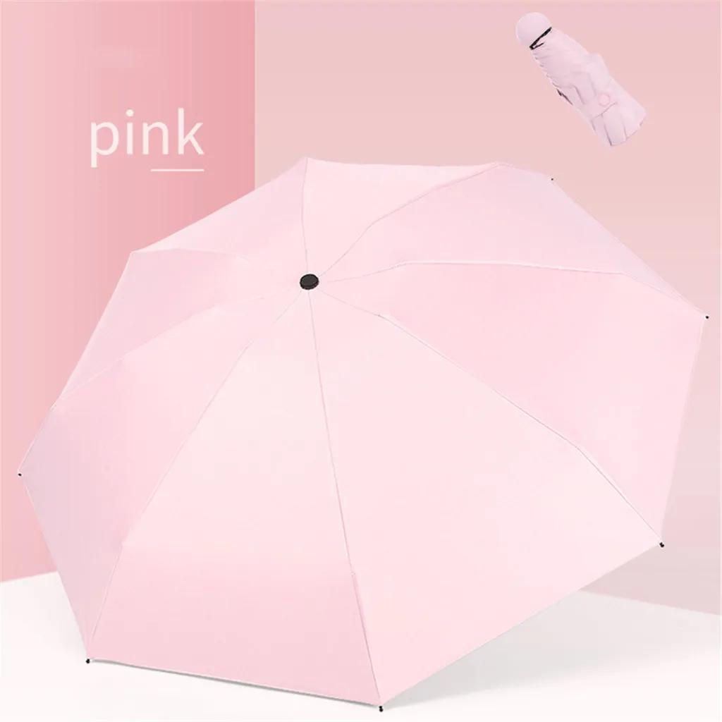 

Flat Lightweight Umbrella Parasol Folding Sun Umbrella Mini Umbrella Floding Big Umbrella Outdoor Parapluie Folding2021#30