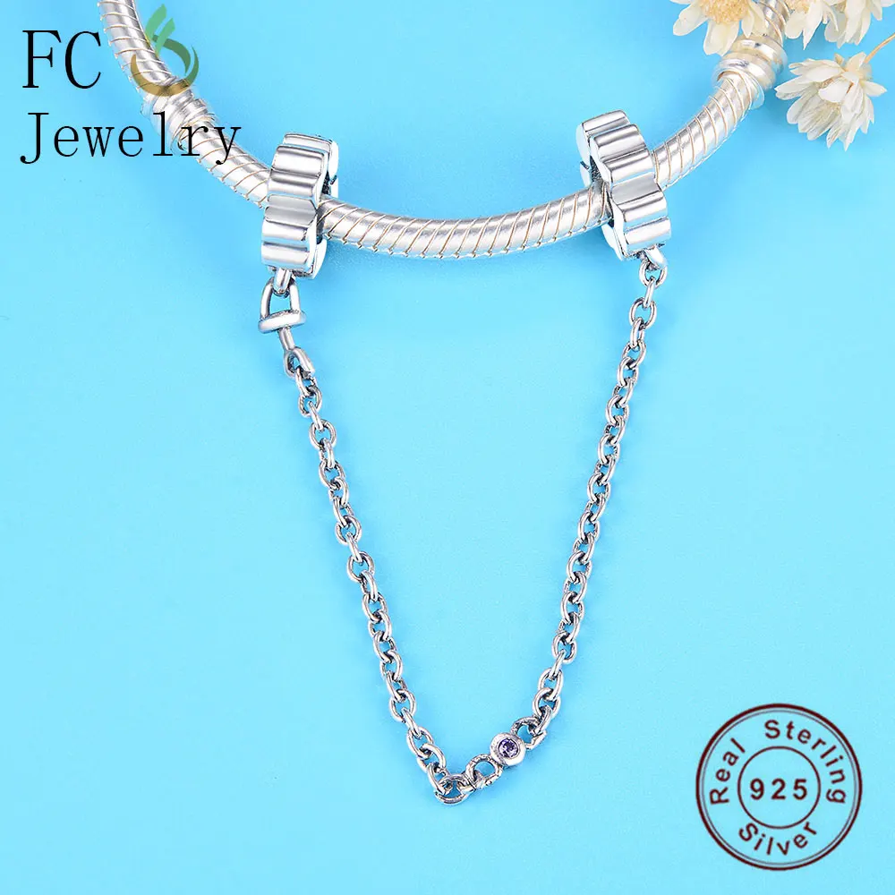 Шарм-браслет из серебра 925 пробы с фианитами 2018 | Украшения и аксессуары