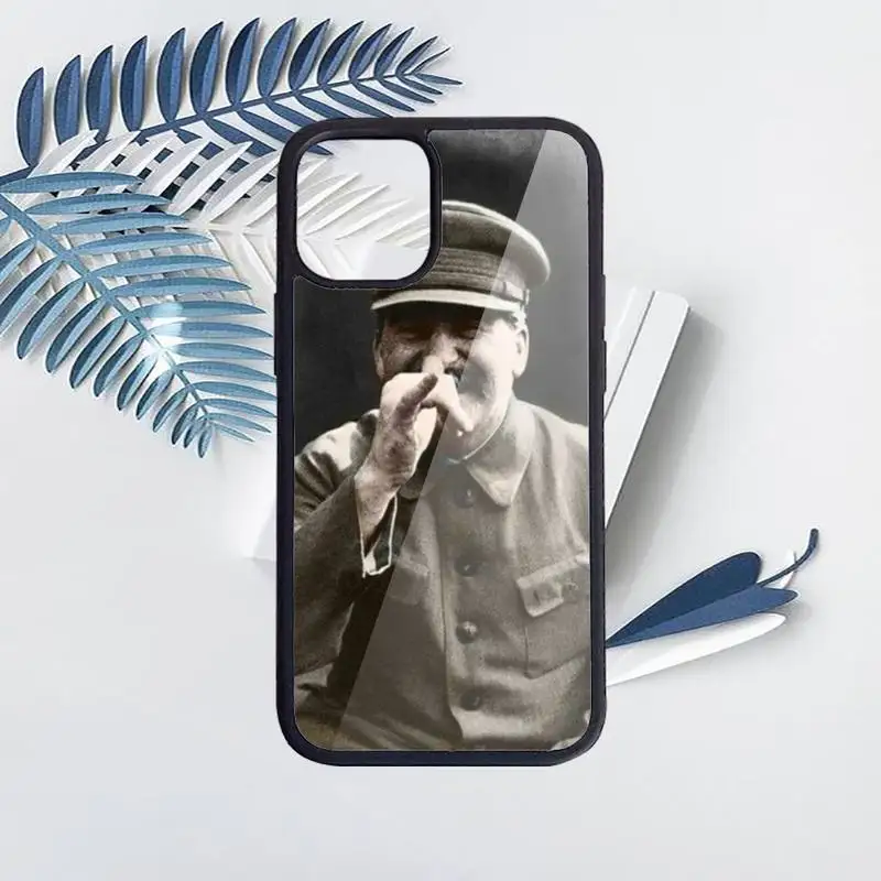 

Russian Commander Stalin leader Phone Case PC for iPhone 11 12 pro XS MAX 8 7 6 6S Plus X 5S SE 2020 XR
