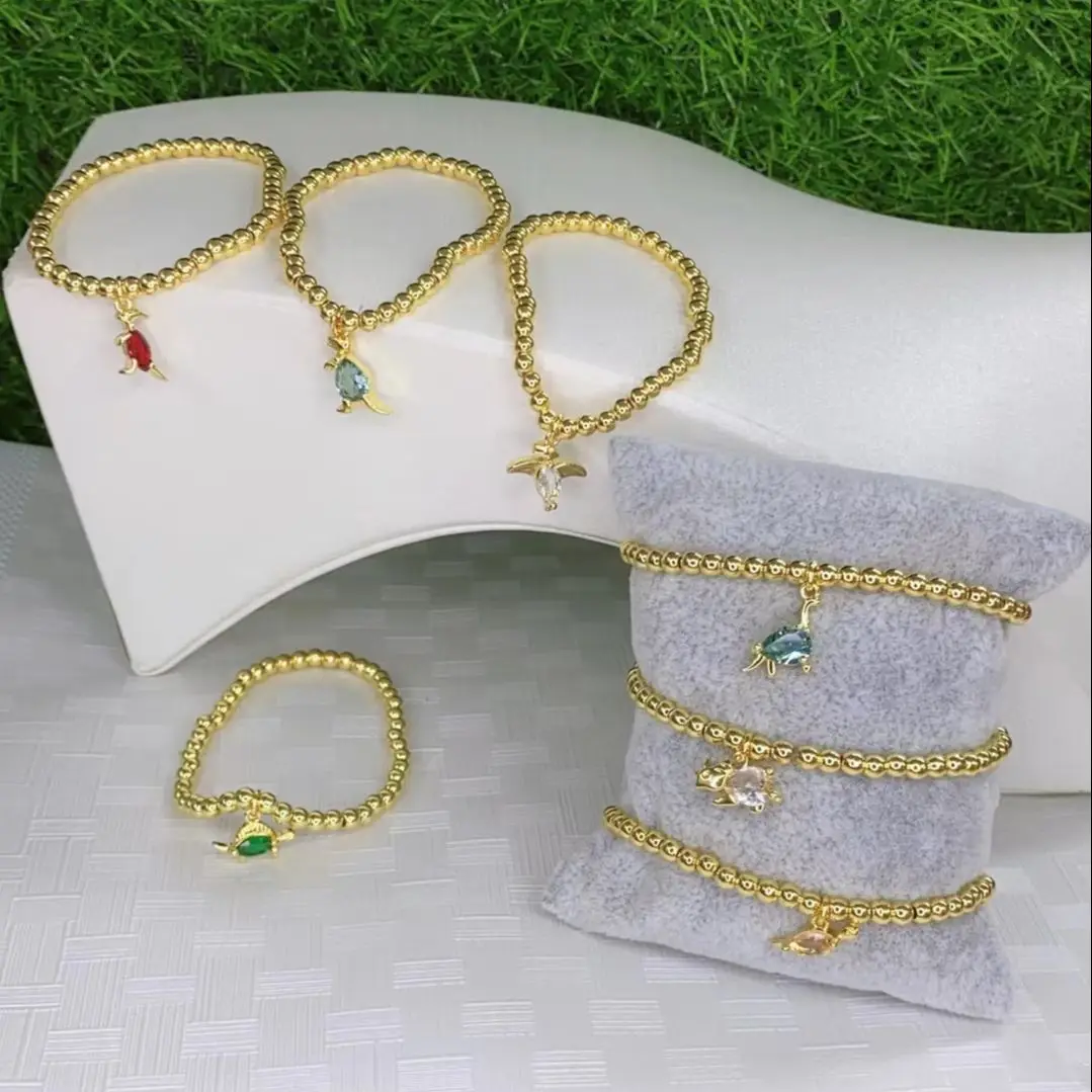 

Женские браслеты-цепочки в готическом стиле, летние браслеты золотого цвета с бусинами в форме животных, ювелирные украшения в стиле панк, 10...