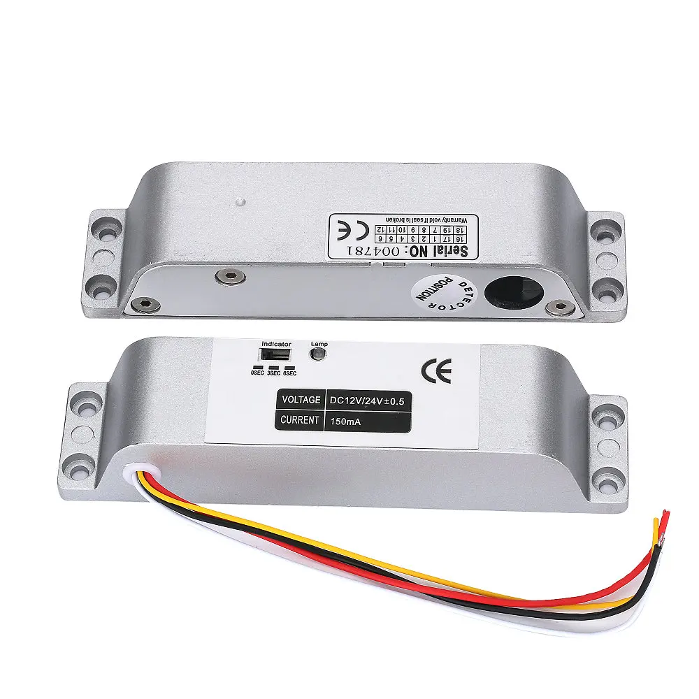 

High Quality DC 12V Fail Safe Electric Drop Bolt Lock for Door Access Control Security Lock Door