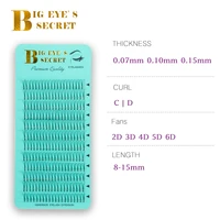 bes 2d 3d 4d 5d 6d false lashes premade russian volume fans individual faux mink premade volume fans false eyelash extensions