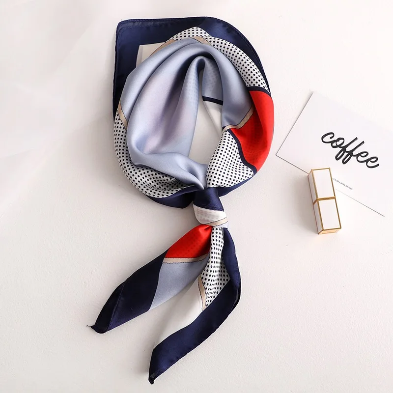 

70cmx70cm Square Scarves silk scarves women's versatile spring and autumn professional wear accessories scarves and neckbands