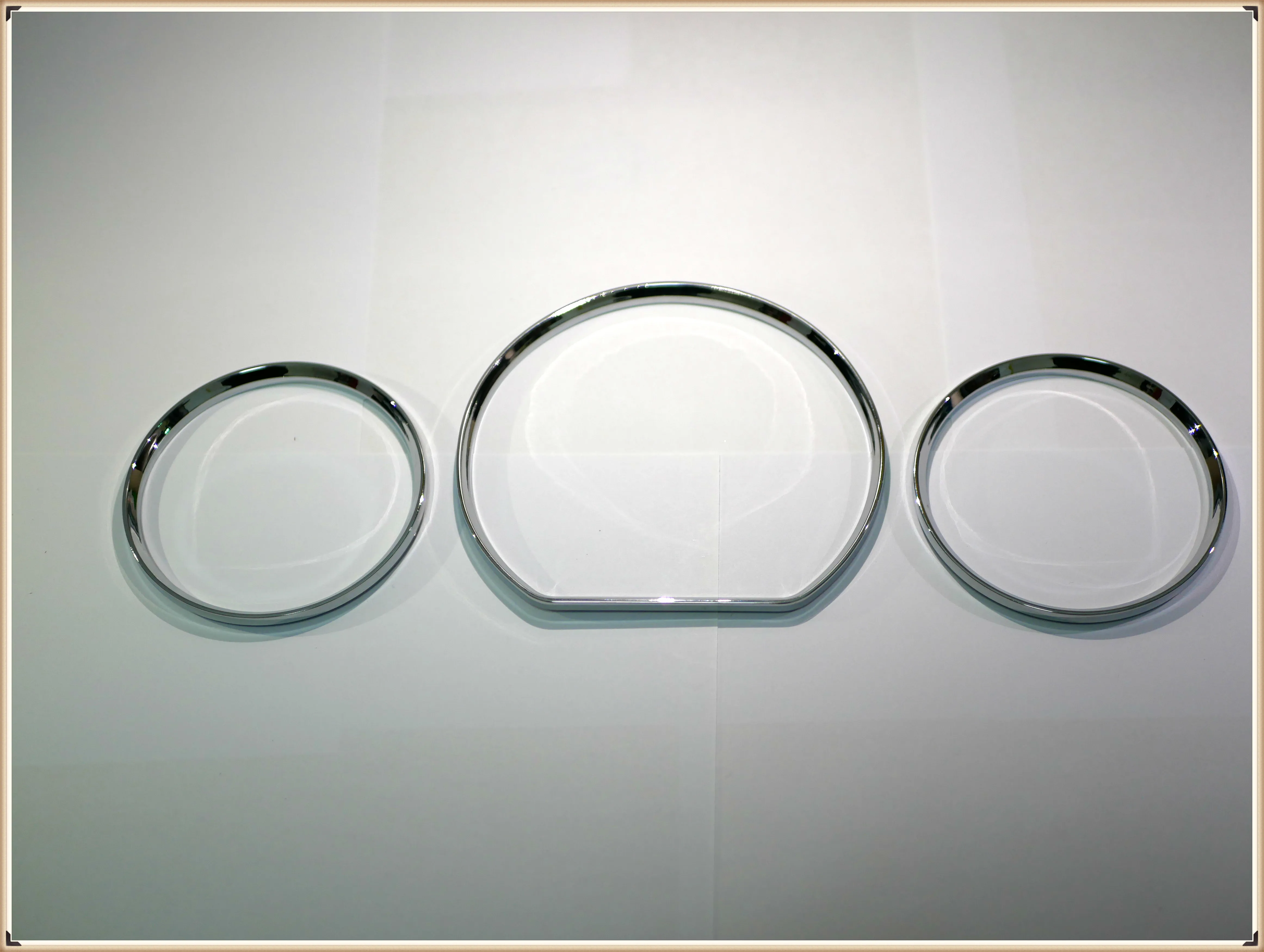 Хромированные Кольца циферблаты со спидометром хромированные кольца Тахометр