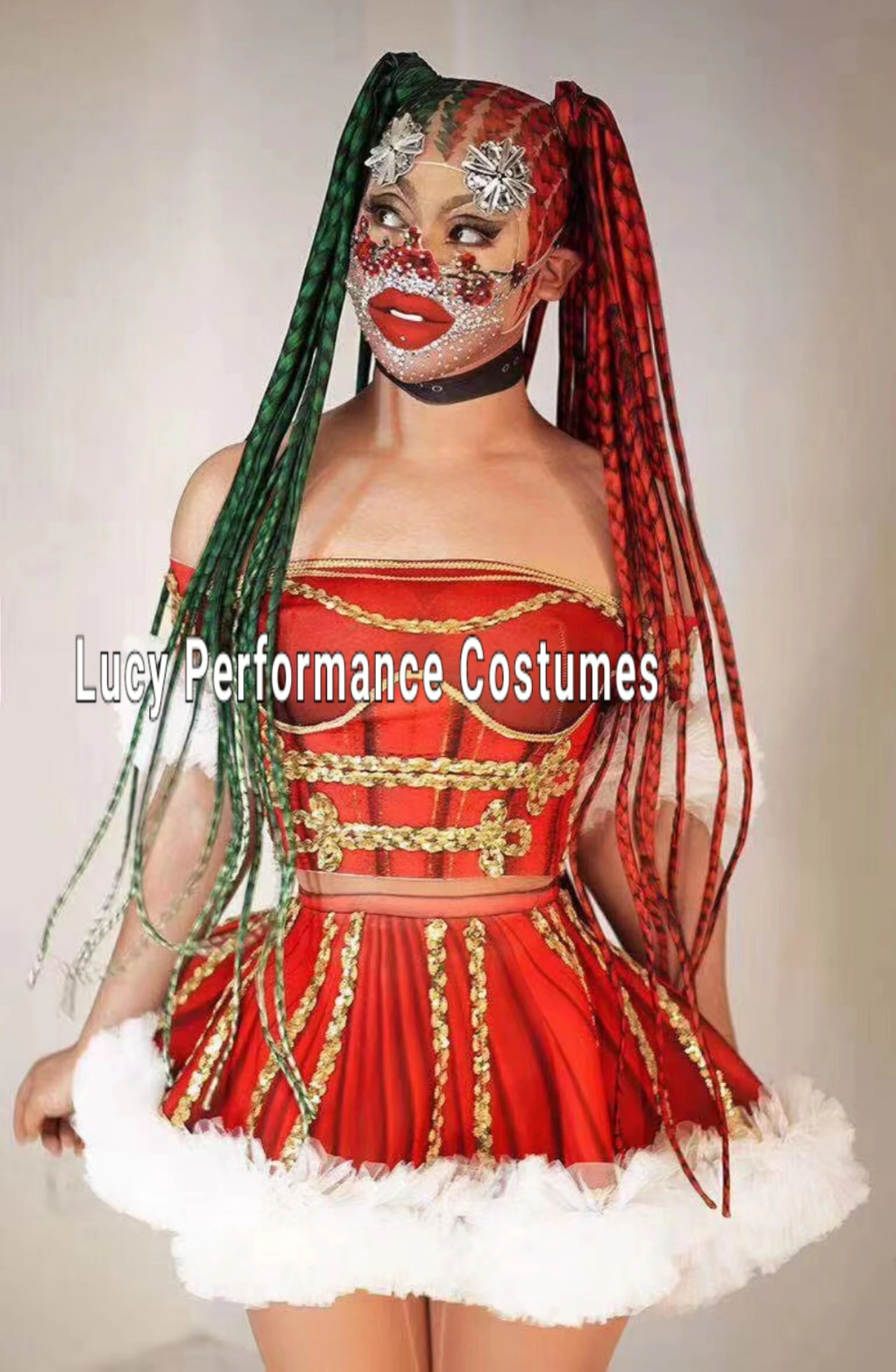 

New nightclub performance clothes, Nutcracker, show party, bar leader, dance clothes, stage clothes