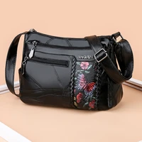 women luxury designer genuine leather shoulder bags for ladies printed bags fashion female handbag girl hand bags