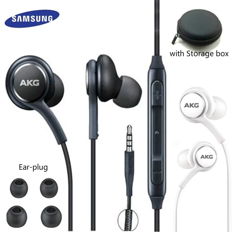AKG EO IG955 наушники 3 5 мм вкладыши с микрофоном гарнитура для Samsung Galaxy S8 S9 s10 huawei xiaomi