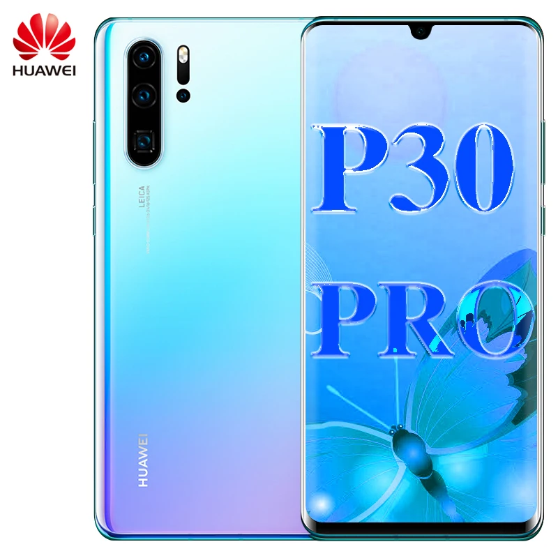 Мобильный телефон huawei P30 Pro, 8 ГБ, 128 ГБ, 6,47 дюймов, OLED экран, Kirin 980, четыре ядра, Android 9,0, NFC, 4200 мАч