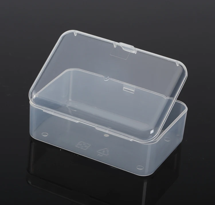 5PCS/LOT Transparent Rectangular Box Clear Plastic Small Jewelrybox Electronic Parts storage Tools 9X6X3.2CM | Дом и сад