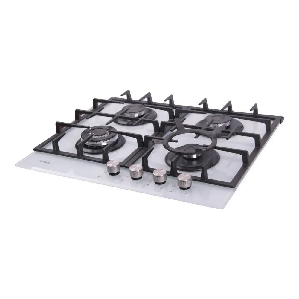 Gas cooking panel KORTING HGG 635 CTW Bulit in Hobs Major Appliances Home | Бытовая техника
