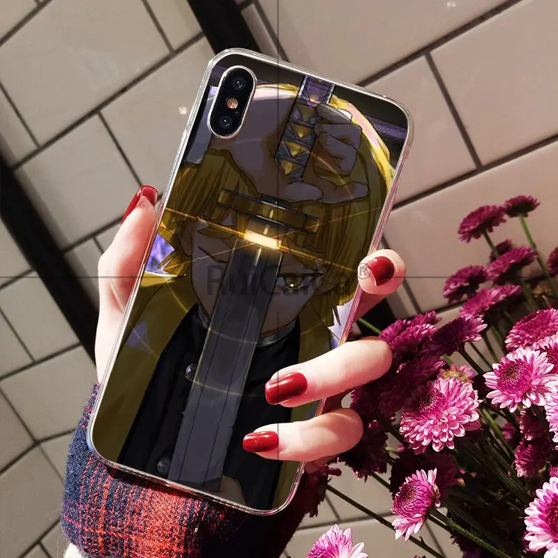 Ruicaica demon slayer аниме ТПУ мягкий силиконовый прозрачный чехол для телефона Apple iPhone 8 7 6 6S Plus X XS MAX 5 5S SE XR чехол