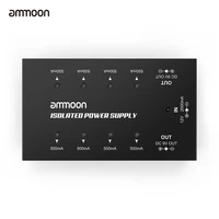 ammoon guitar effect power supply 8 isolated dc outputs guitar effect pedal for 9v18v guitar pedal guitar accessories