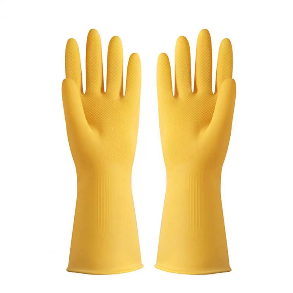 

Чистящие перчатки, дышащие маслостойкие резиновые устойчивые к царапинам широкие перчатки для мытья кухни