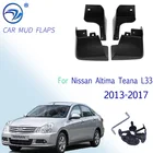 Комплект литых автомобильных брызговиков для 2013, 2014, 2015, 2016, 2017, Nissan Altima Teana L33 Sedan Брызговики, брызговики, крыло брызговиков