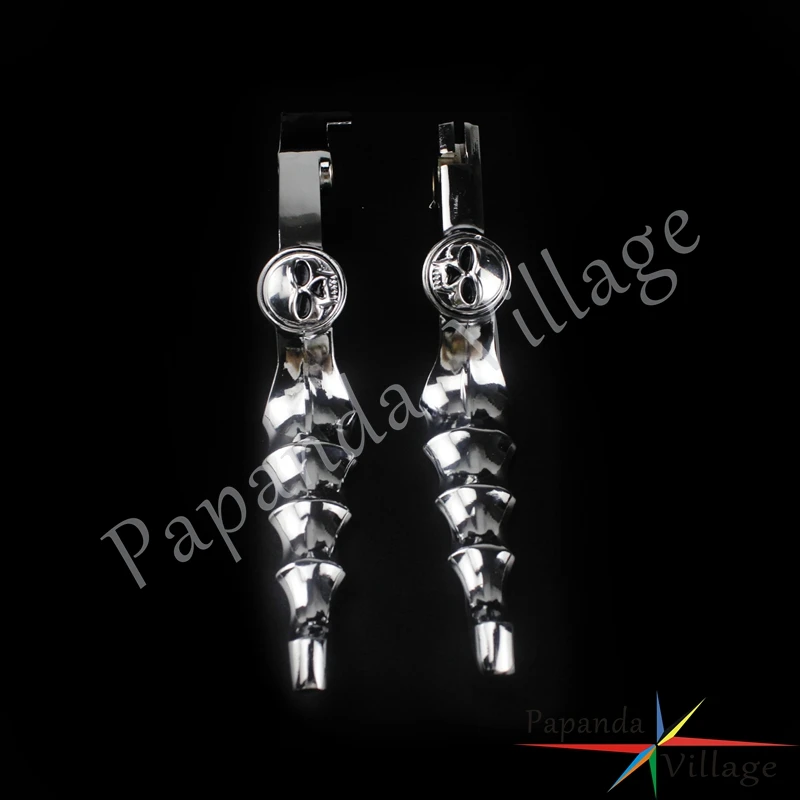 1 пара хромированных алюминиевых ручек сцепления мотоцикла для Honda CB750 VF750C VTX1300 VT