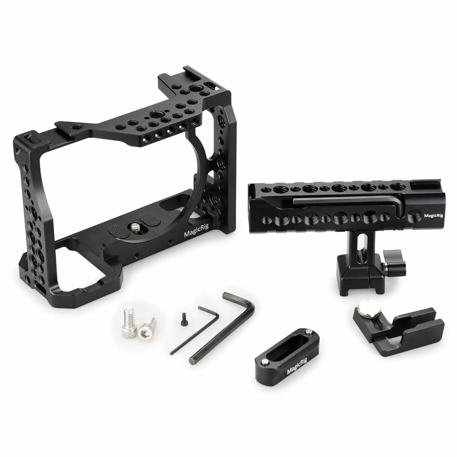 Клетка для камеры MAGICRIG с ручкой NATO + зажим кабеля совместимый HDMI Sony A7RIII /A7III /A7RII /A7II