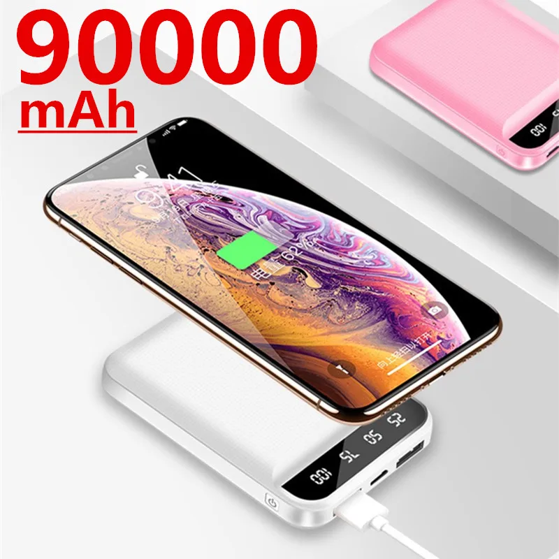 Портативное мини-зарядное устройство на 99000 мА · ч USB-зарядное портативное