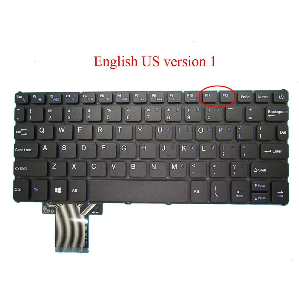 Ноутбук US IT UK Клавиатура для Irbis NB10 NB101 NB102 NB105 YMS 0170 A MB23815005 английский итальянский