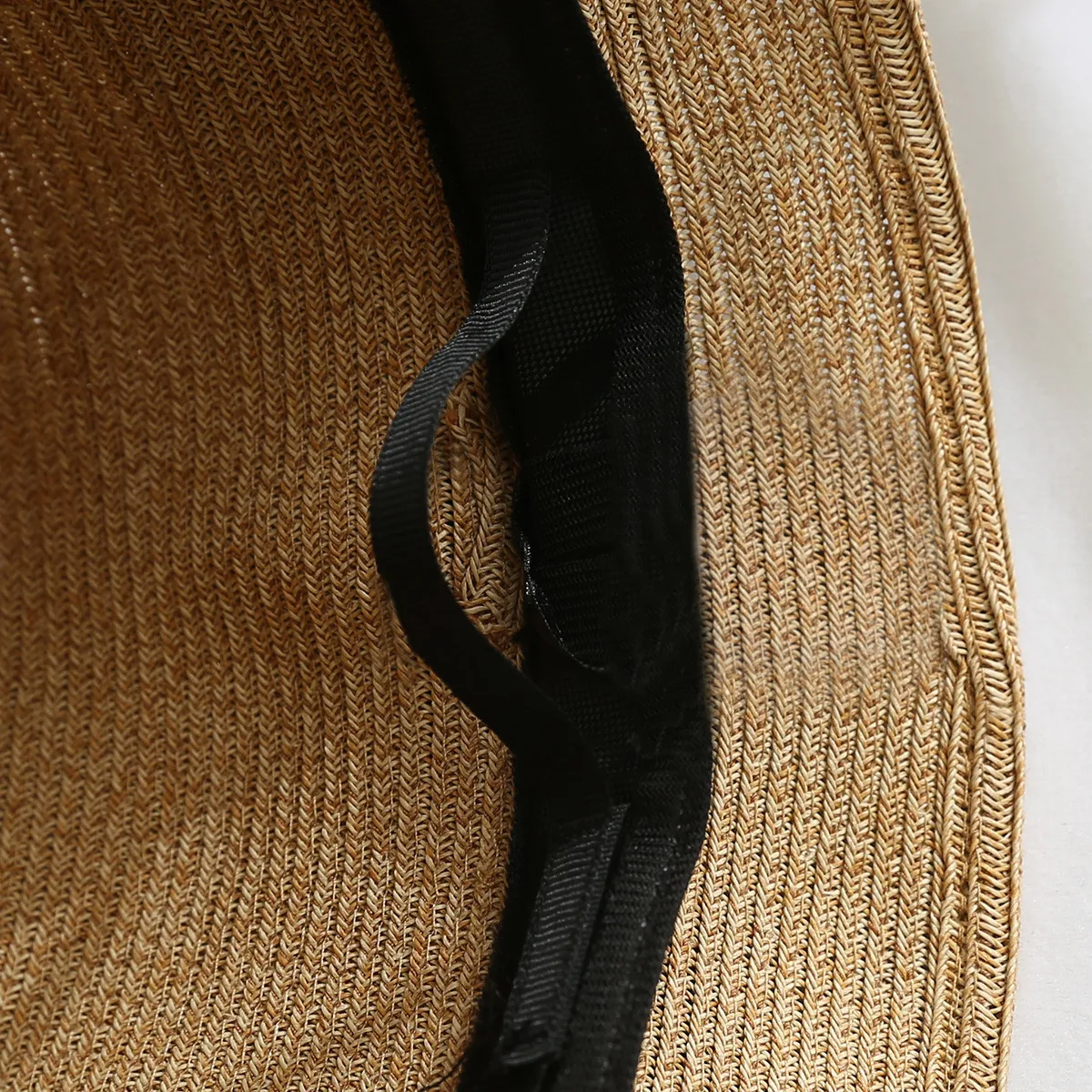 

[PTAH] Summer Straw Sun Hat Women UPF 50+ Wide Brim Roll-up Straw Lightweight Foldable Beach Cap Breathable Sun Protection Hats