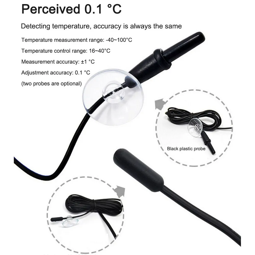 AC 115 16 ℃ ~ 40 день/ночь ВКЛ/ВЫКЛ Цифровой термостат для рептилий с таймером