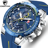 cheetah new watches mens luxury brand big dial watch men waterproof quartz wristwatch sports chronograph clock relogio masculino