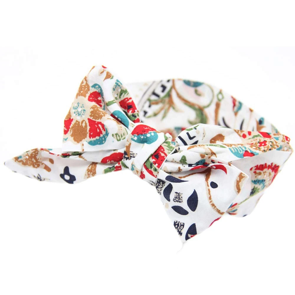 Женская модная эластичная повязка на голову с узлом и бантом аксессуары для