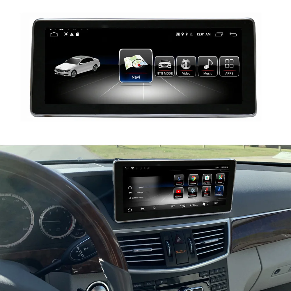 Android 8 1 10 25 "дисплей для автомобиль Mercedes Benz радиомонитор gps навигация Bluetooth