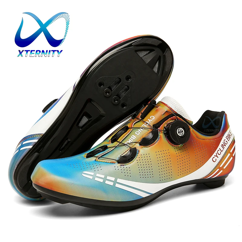 

New MTB Flat Shoes Breathable Speed Cycling Sneakers Men Sports Road Bike Shoes Racing Bicycle Cleat Sneakers Sapatilha Ciclismo