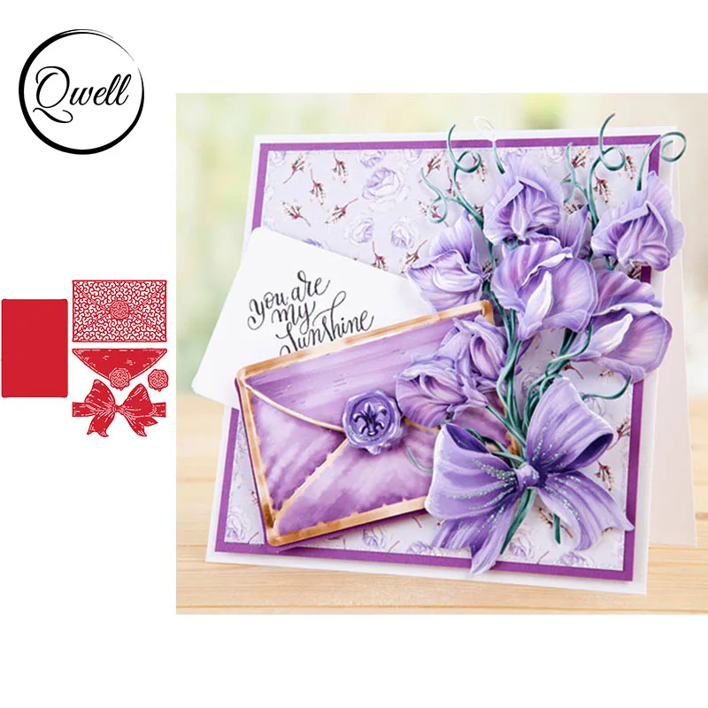 

QWELL Envelope Metal Cutting Dies for Scrapbooking and Card Making Paper Embossing Craft New 2019 die cuts