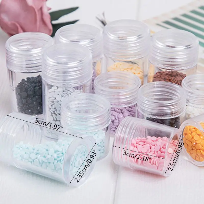 

84 Bottles Diamond Painting Box Charms Rhinestones Tool Storage Bag PU Leather Case Organizer Holder Accessory