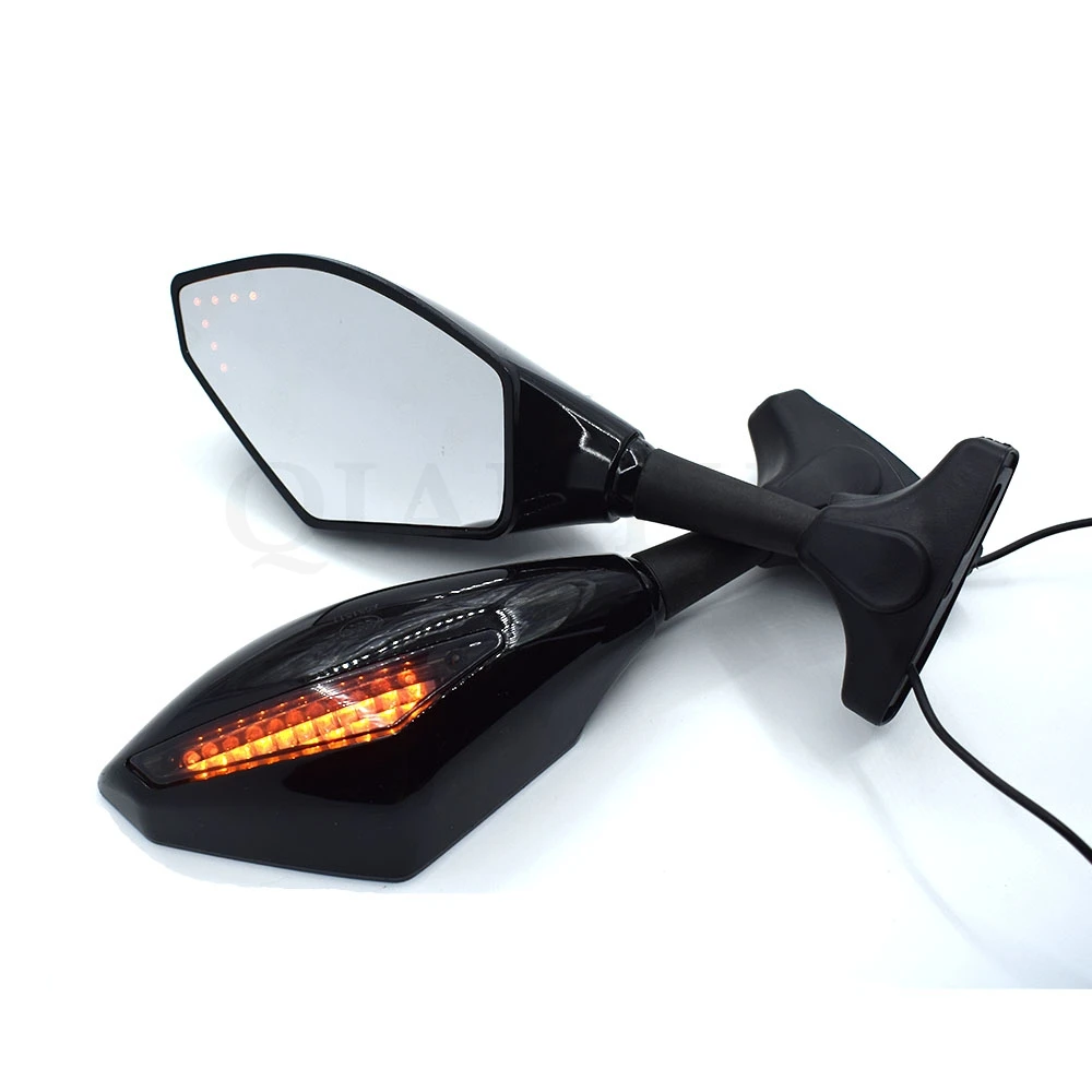 Universal Motorcycle Rear View Side Wing Mirrors w/ LED Turn Signal Light FOR BMW R1200gs R1200GS K1600 K1300 K1200R K1200S | Автомобили и