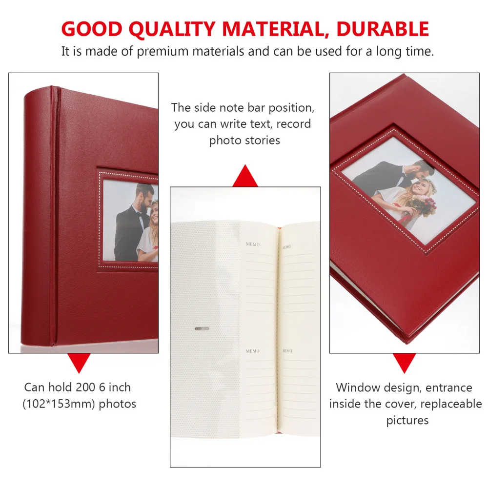 

Exquisite Photo Album 200 Pockets Photos Album Beautiful Picture Albums