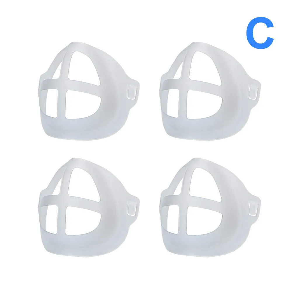 Breathable Mouth Mask Breathing Assist Inner Cushion Bracket Food Grade Prevent Lipstick Off Holder Children 2/3/4/6pc |