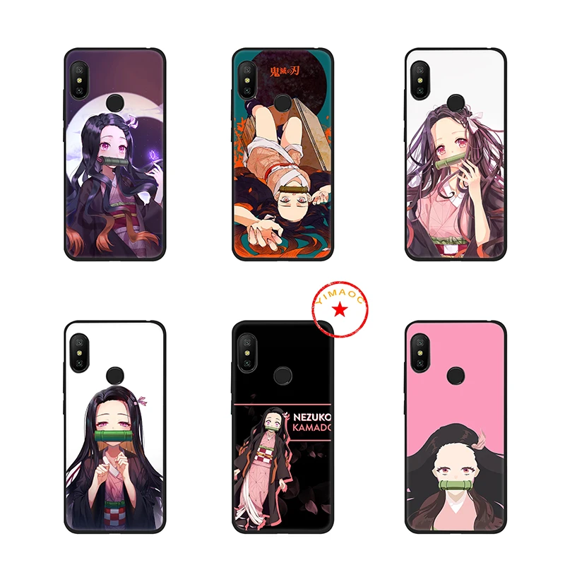 Мягкий силиконовый чехол Nezuko Demon Slayer для Xiaomi Redmi K20 S2 7A 6A 6 Pro 5 Plus 5A GO 4A 4X |
