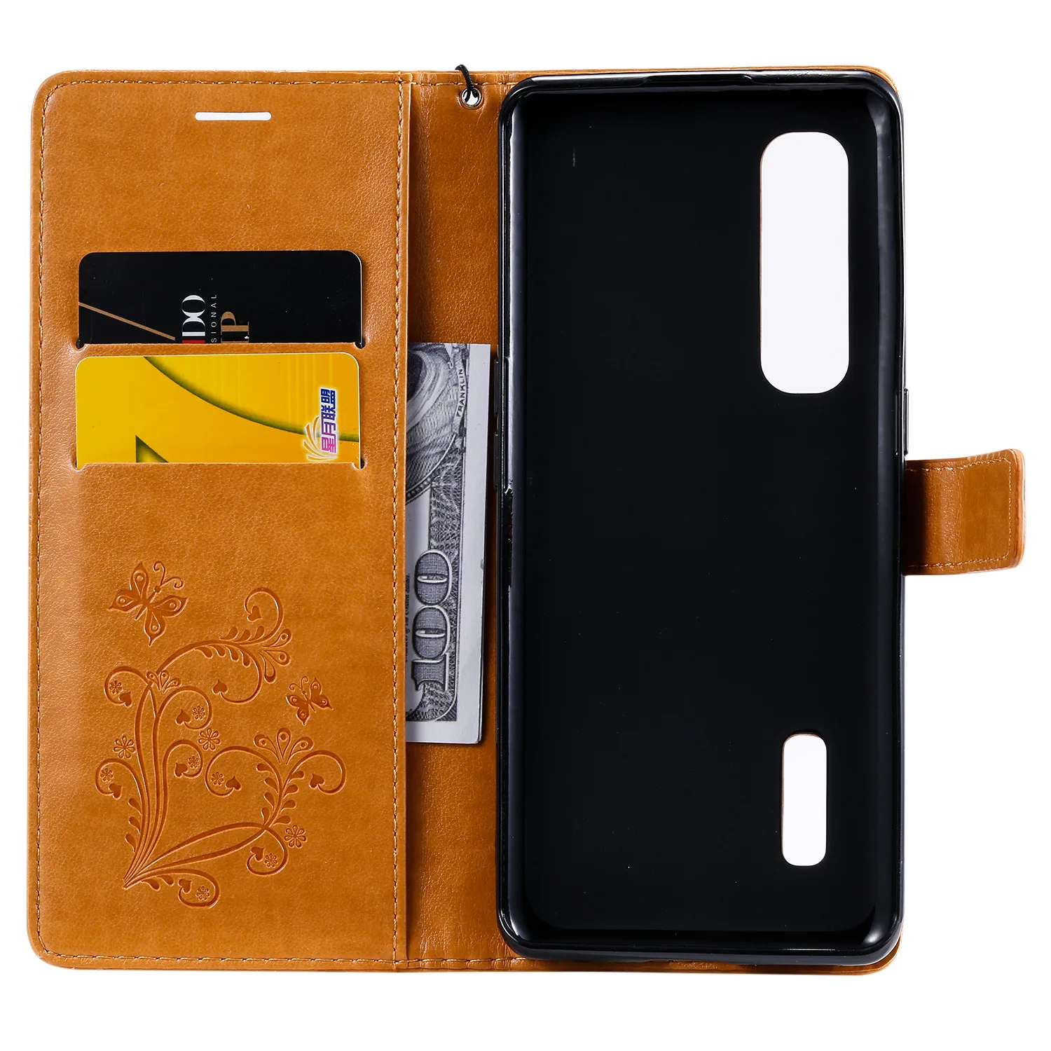 Cute Flip Leather Cover for OPPO A1K F5 F7 F9 F11 A5 A7 A5S A9 A31 Pro 2020 Realme 3 5 6 Find X2 Case Wallet Butterfly Funda | Мобильные