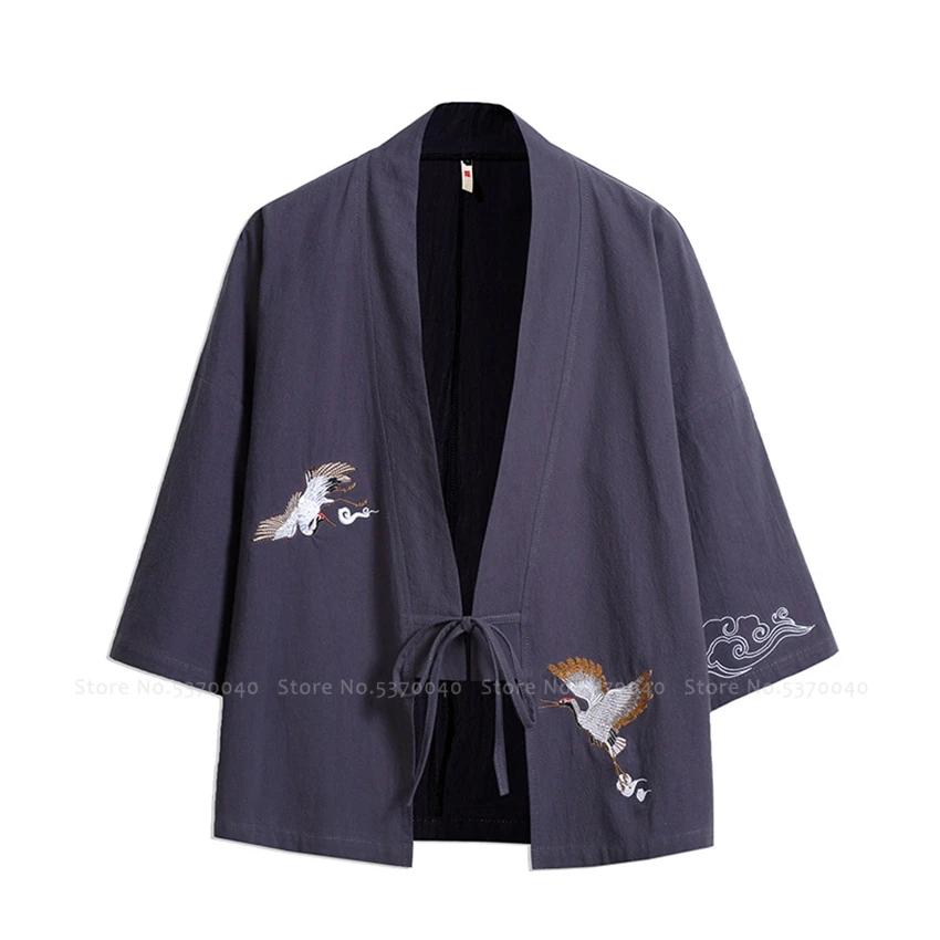 Мужские футболки Hanfu в китайском стиле топы костюм Wu Tang японский традиционный