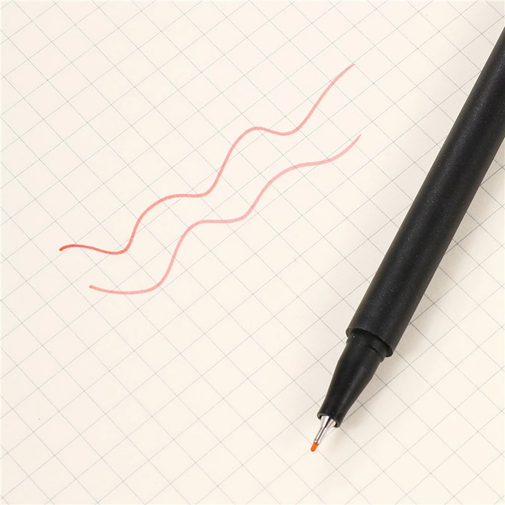 Набор ручек с тонким вкладышем 24 цвета рисование маркером цветные фломастеры