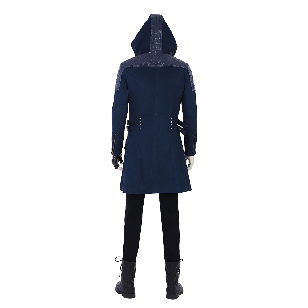 Игра Nero, для косплея костюм чехлы для телефонов Nero синий плащ-Тренч Куртки для взрослых Для мужчин Хэллоуин Карнавальный Наряд полный набор все размеры COSPLAYONSEN Сделано