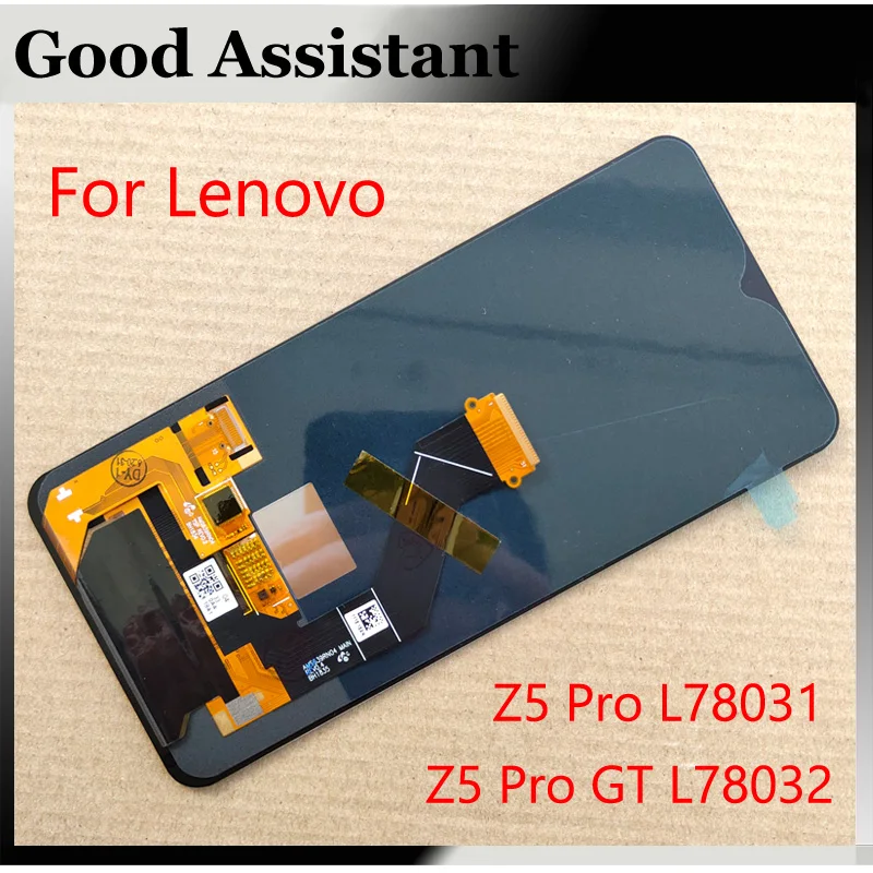 ЖК-экран AMOLED для Lenovo Z5 Pro / GT черный ЖК-дисплей с сенсорным экраном и дигитайзером в