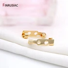 Латунная металлическая брошь с покрытием из настоящего золота 14 к, булавка, основа для брошей ручной работы сделай сам, брошь, аксессуары для одежды