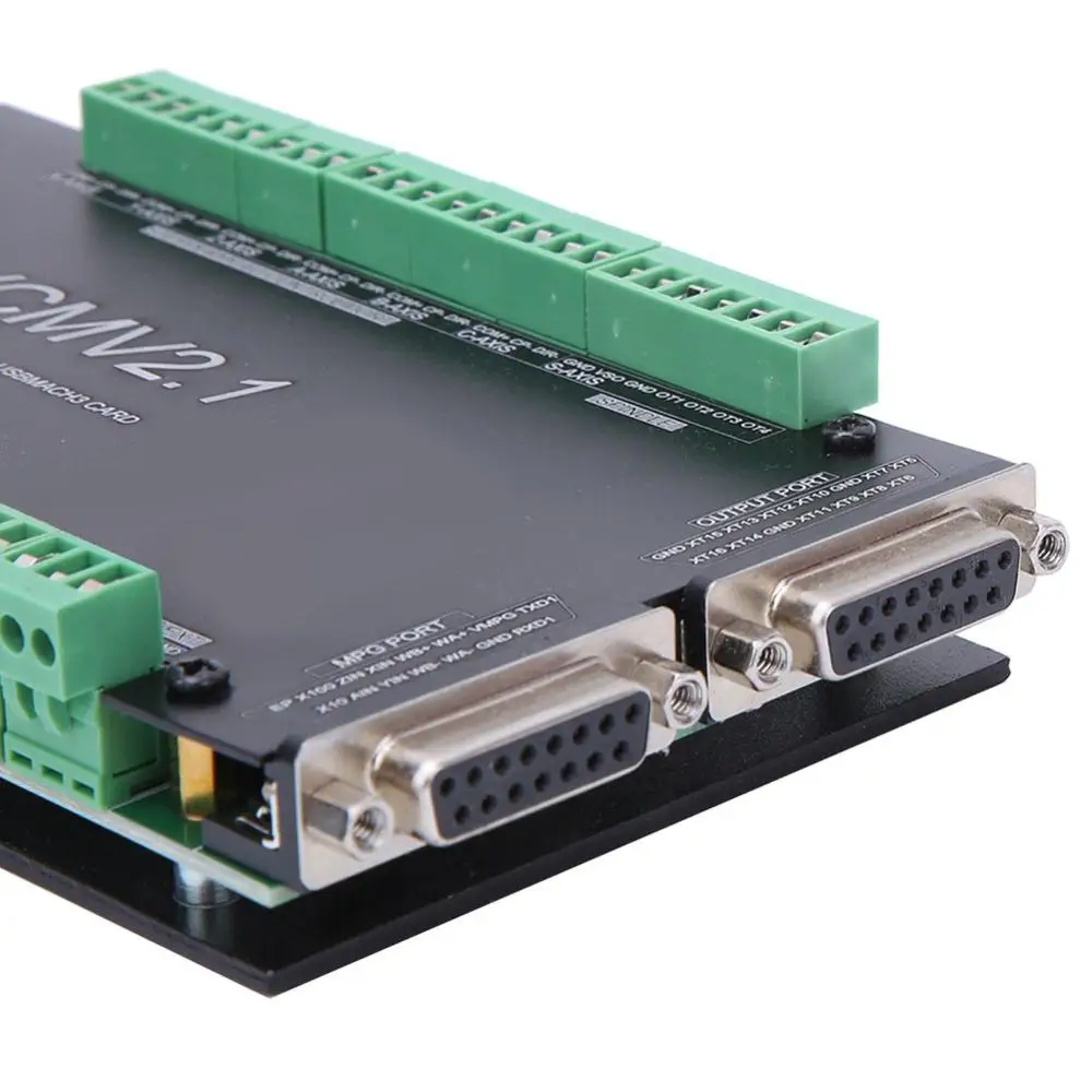NVCM 5 осевой контроллер с ЧПУ MACH3 USB интерфейсная плата для шагового двигателя