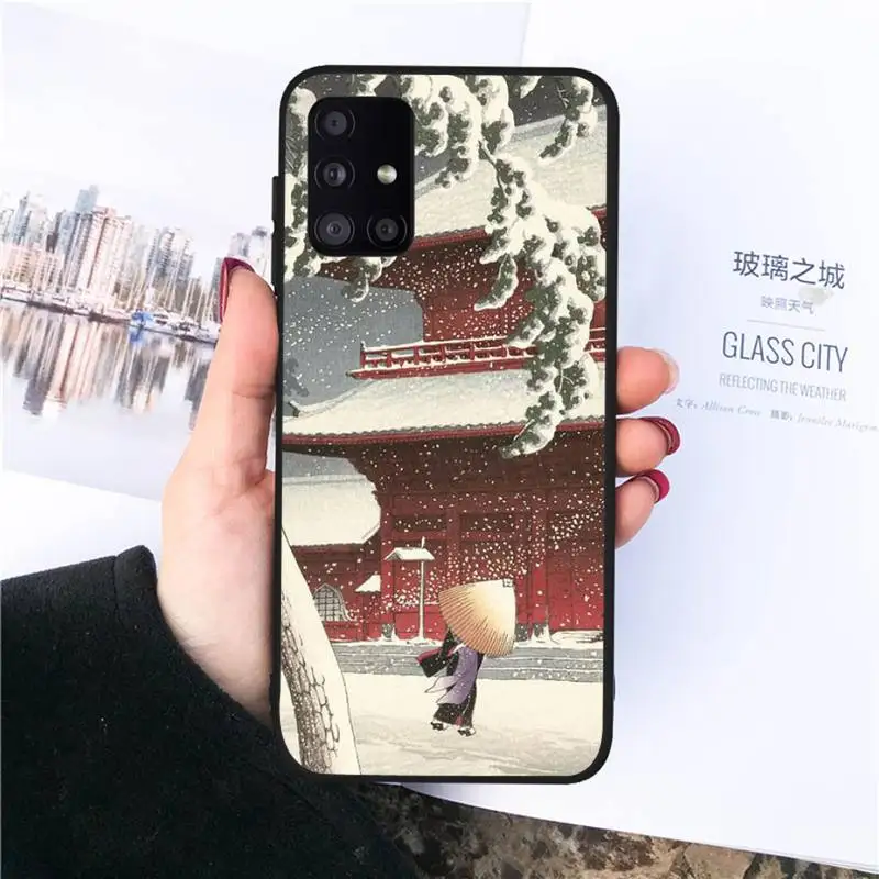 

Ukiyo-e Tokyo Japanese Art Phone Case For Samsung S6 S7 edge S8 S9 S10 e plus A10 A50 A70 note8 J7 2017