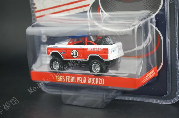 

GreenLight CARS 1/64 1966 Ford Baja Bronco Collector Edition Metal Diecast Model Car Kids Toys Gifts