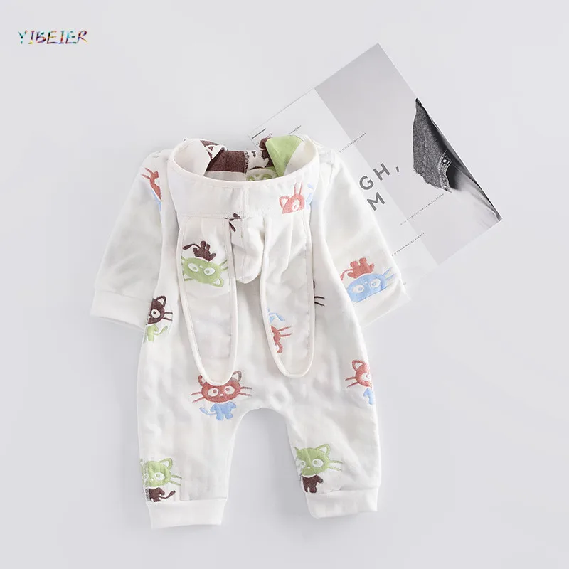 Хлопковый комбинезон Bebe Ropa Invierno для новорожденных боди младенцев маленьких