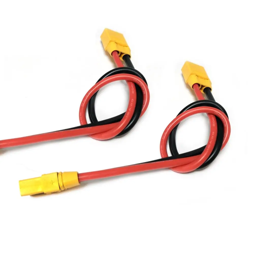 1 шт. Удлинительный кабель XT90 12AWG для мужчин и женщин разъем аккумулятора мягкий