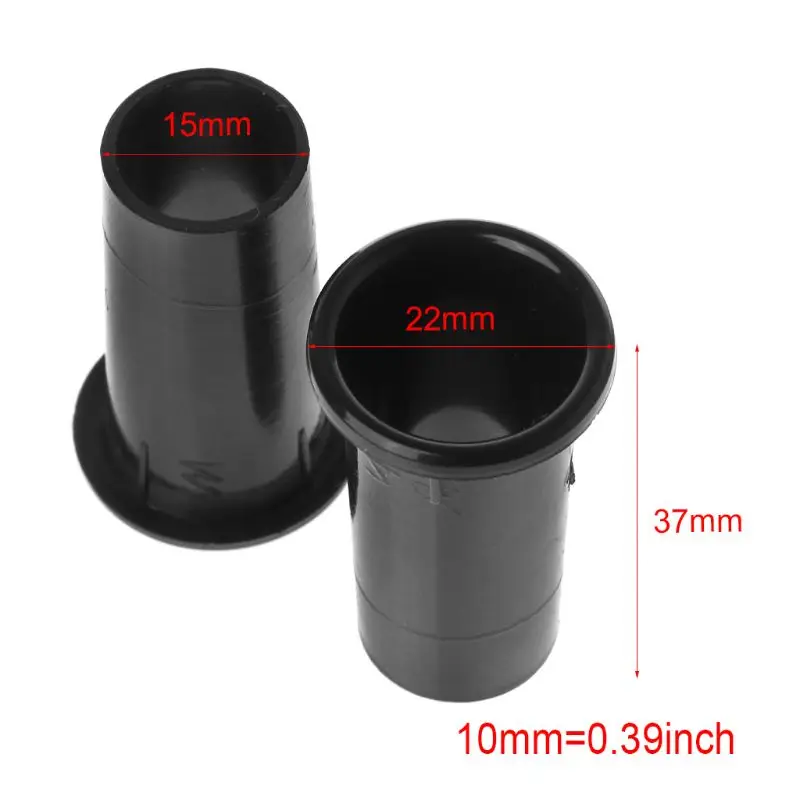 

2PCS Speaker Port Tube Bass Reflex Vent Ventilation Connector 2-3" 18x37mm Subwoofer Woofer Box